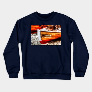 Derwentwater Wooden Rowing Boat Crewneck Sweatshirt